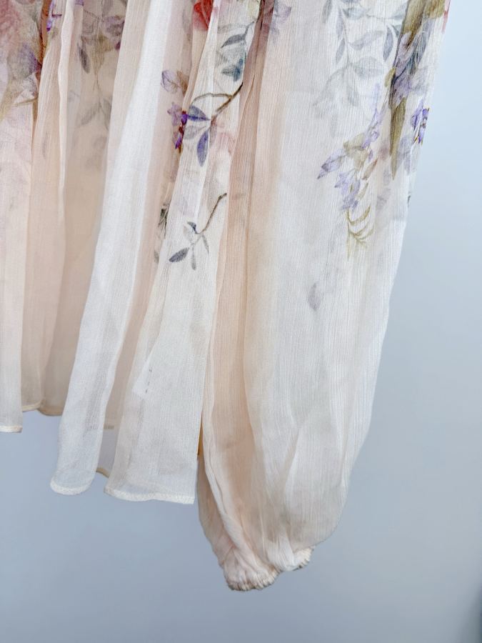 self-portrait Women The Rebellion Billow Blouse in Cream Aviary from Cruise 2026 Collection, Twisted — Premium Replica — photo 3