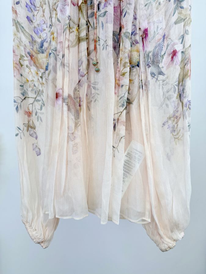 self-portrait Women The Rebellion Billow Blouse in Cream Aviary from Cruise 2026 Collection, Twisted — Premium Replica — photo 8