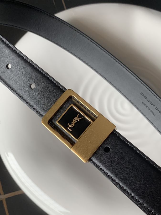 YSL belt Saint Laurent Saint Laurent2024 Women's YSL 3 0cm — 1:1 Replica For Sale — photo 4