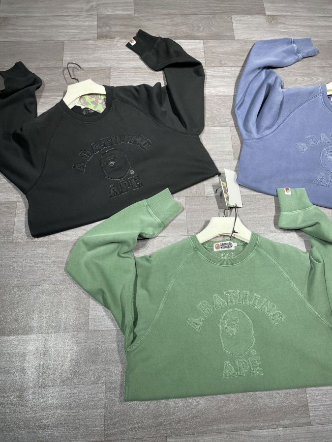 Bape Clothes S-XL OZXSWM113001 N BAPE WASHED EFFECT COLLEGE Bape 400 — Premium Replica — photo 8