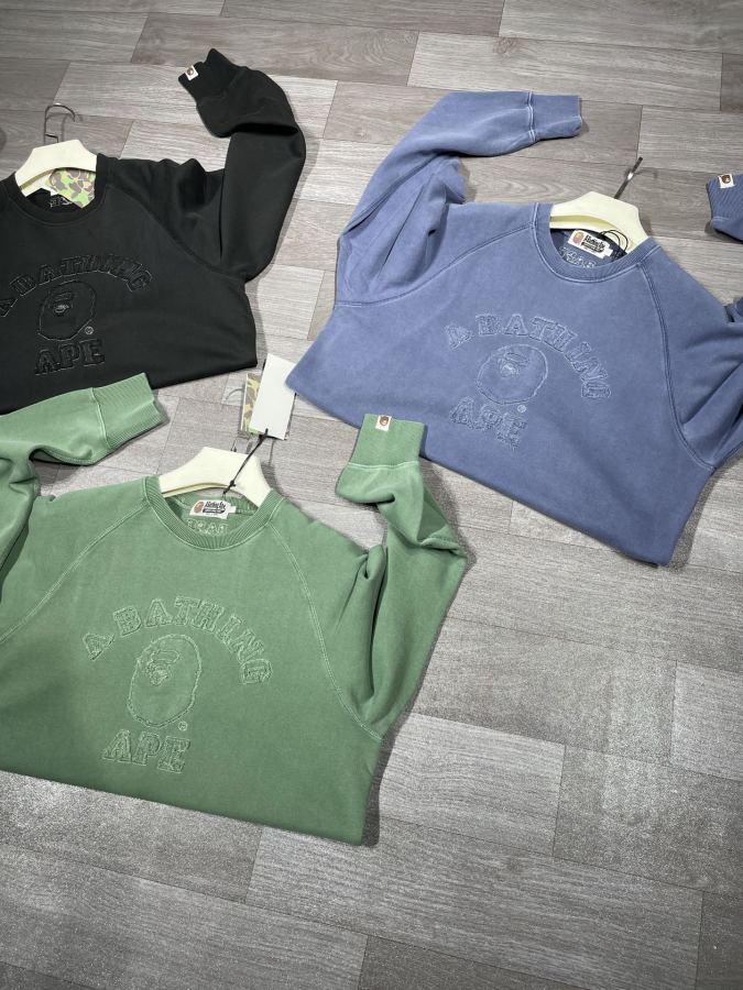 Bape Clothes S-XL OZXSWM113001 N BAPE WASHED EFFECT COLLEGE Bape 400 — Premium Replica — photo 9