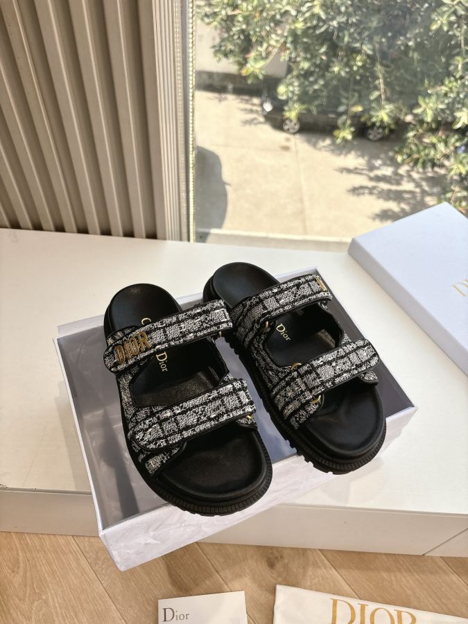 Dior women's shoes Purchasing-grade G133𝐃𝐢𝐎𝐑 Early Spring New loafers. The sandals you — AAA Quality Replica