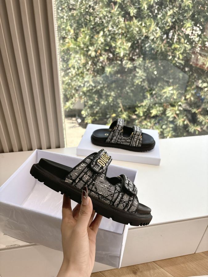 Dior women's shoes Purchasing-grade G133𝐃𝐢𝐎𝐑 Early Spring New loafers. The sandals you — AAA Quality Replica — photo 3