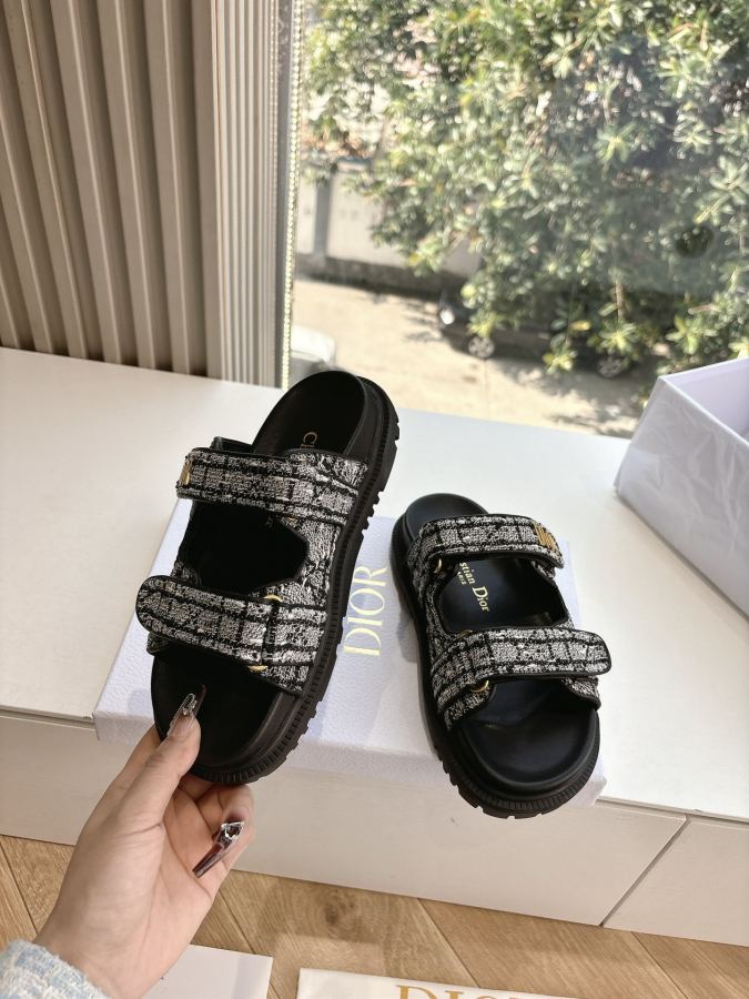 Dior women's shoes Purchasing-grade G133𝐃𝐢𝐎𝐑 Early Spring New loafers. The sandals you — AAA Quality Replica — photo 5