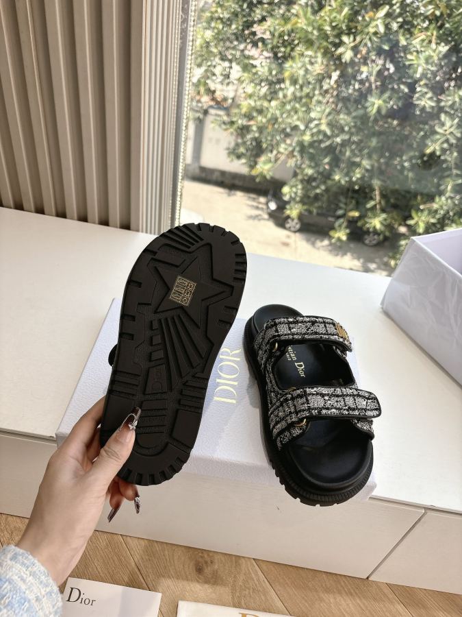 Dior women's shoes Purchasing-grade G133𝐃𝐢𝐎𝐑 Early Spring New loafers. The sandals you — AAA Quality Replica — photo 6