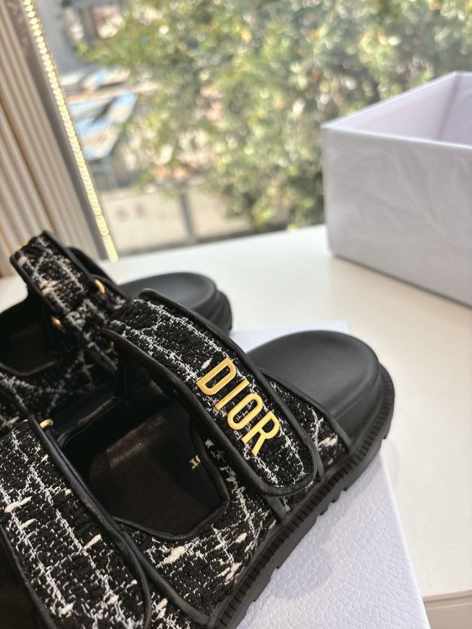 Dior women's shoes Purchasing-grade G133𝐃𝐢𝐎𝐑 Early Spring New loafers. The sandals you — 1:1 Replica — photo 9