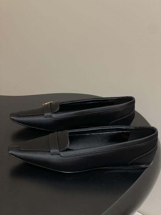 YSL women's shoes Leather - silk satin - top quality — 1:1 Replica For Sale — photo 3