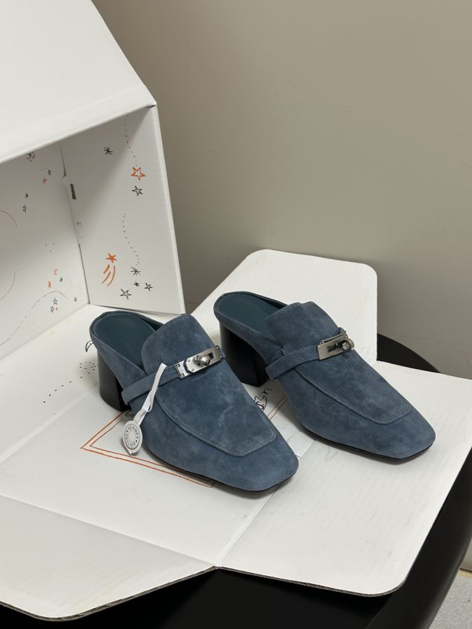 Hermes women's shoes -Top quality (with high-end airplane box ) — Premium Replica