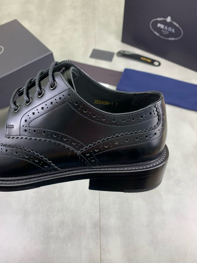 Prada women's shoes Factory price (genuine leather outsole series) original quality, top version — 1:1 Replica For Sale — photo 7