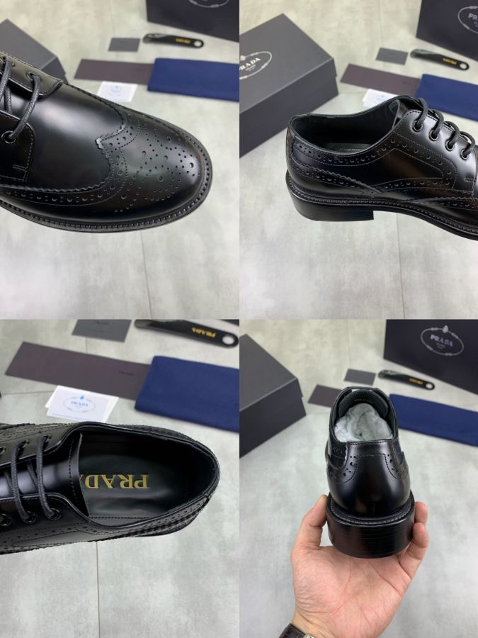 Prada women's shoes Factory price (genuine leather outsole series) original quality, top version — 1:1 Replica For Sale — photo 9