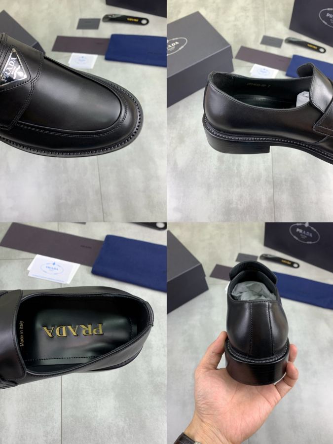 Prada women's shoes Factory price (genuine leather outsole series) original quality, top version — 1:1 Replica — photo 9