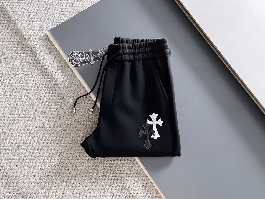 Chrome hearts men Croxin 2026 autumn and winter men's trousers, air-layer cotton casual pants, classic — AAA Quality Replica — photo 9