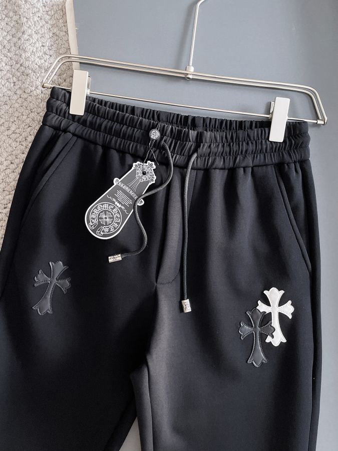Chrome hearts men Croxin 2026 autumn and winter men's trousers, air-layer cotton casual pants, classic — AAA Quality Replica — photo 2