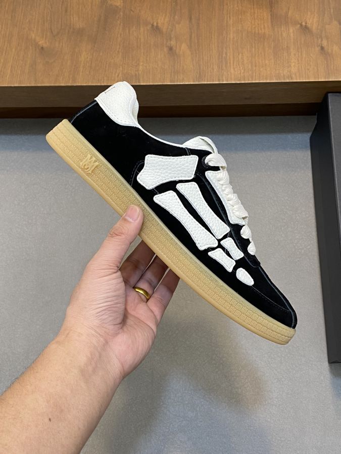 AMIRI shoe bone shoes, low-top casual sports shoes, imported first-layer cowhide, original outsole, — 1:1 Replica For Sale — photo 4