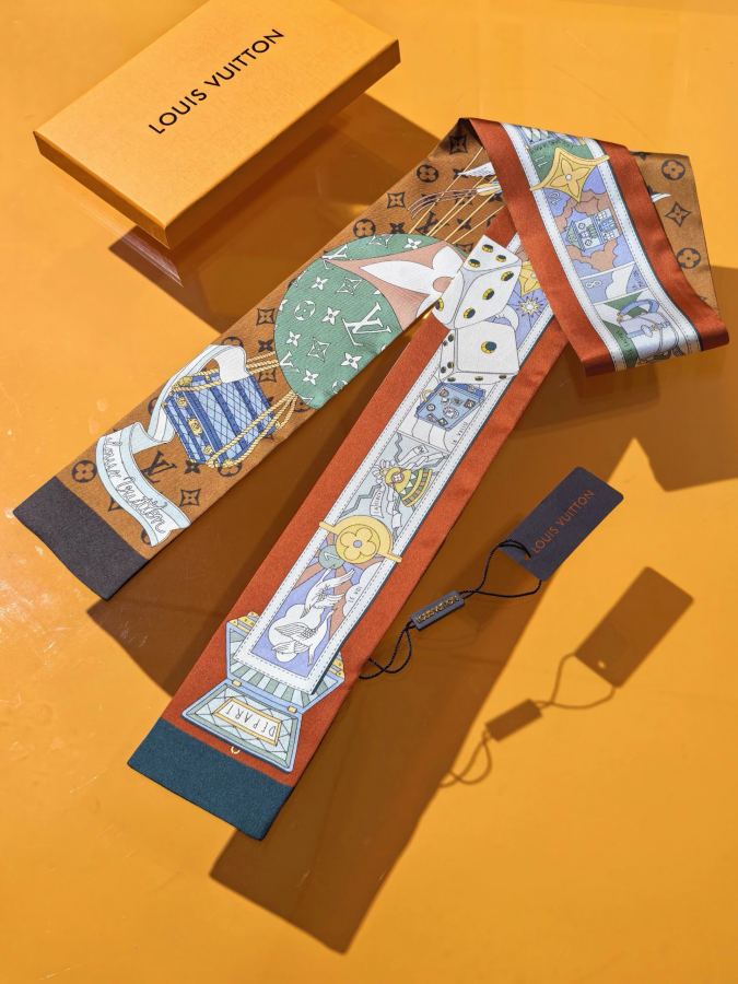 LV scarf PLV2501 LV Journey Monogram 8 X120cm 100% — AAA Quality Replica — photo 3