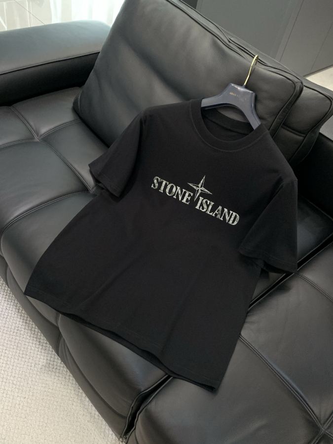 Stone Island Clothes Stone Island 2025 New T logo 3 M-5 XL — 1:1 Replica — photo 3