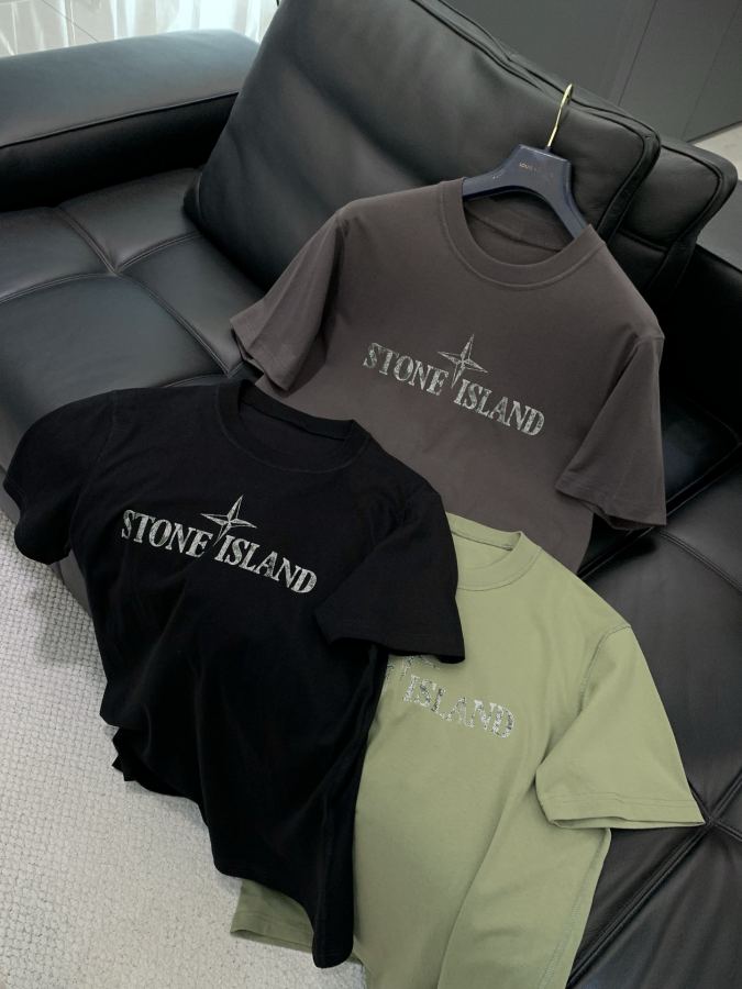 Stone Island Clothes Stone Island 2025 New T logo 3 M-5 XL — 1:1 Replica — photo 9