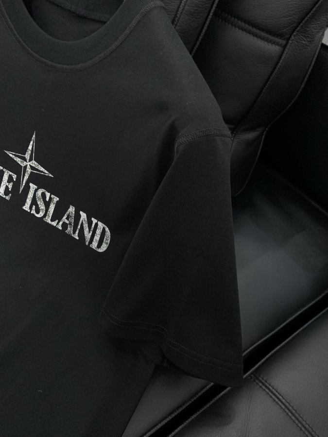 Stone Island Clothes Stone Island 2025 New T logo 3 M-5 XL — 1:1 Replica — photo 5