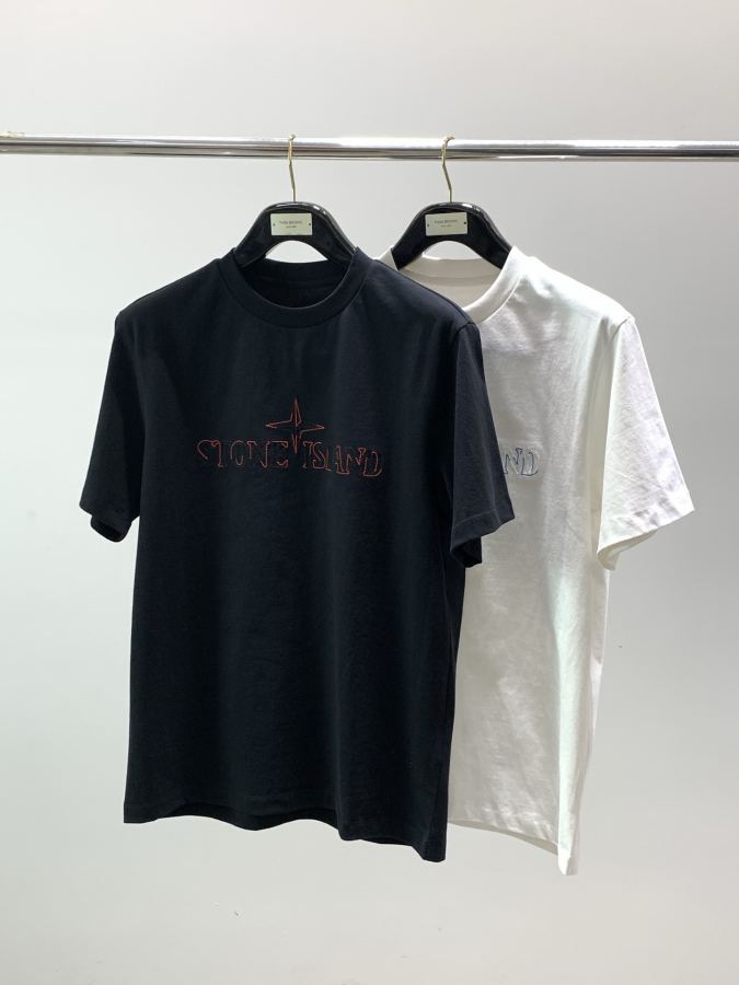 Stone Island Clothes Stone Island 2026 New T logo 4 M-4 XL — Premium Replica