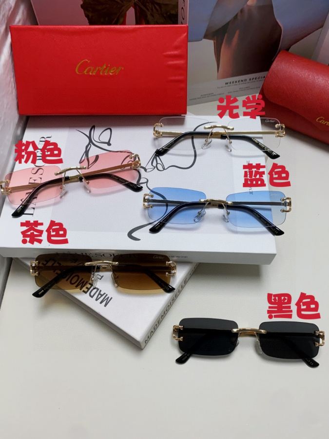 Occhiali da sole Cartier 2025 Nuovo — photo 11