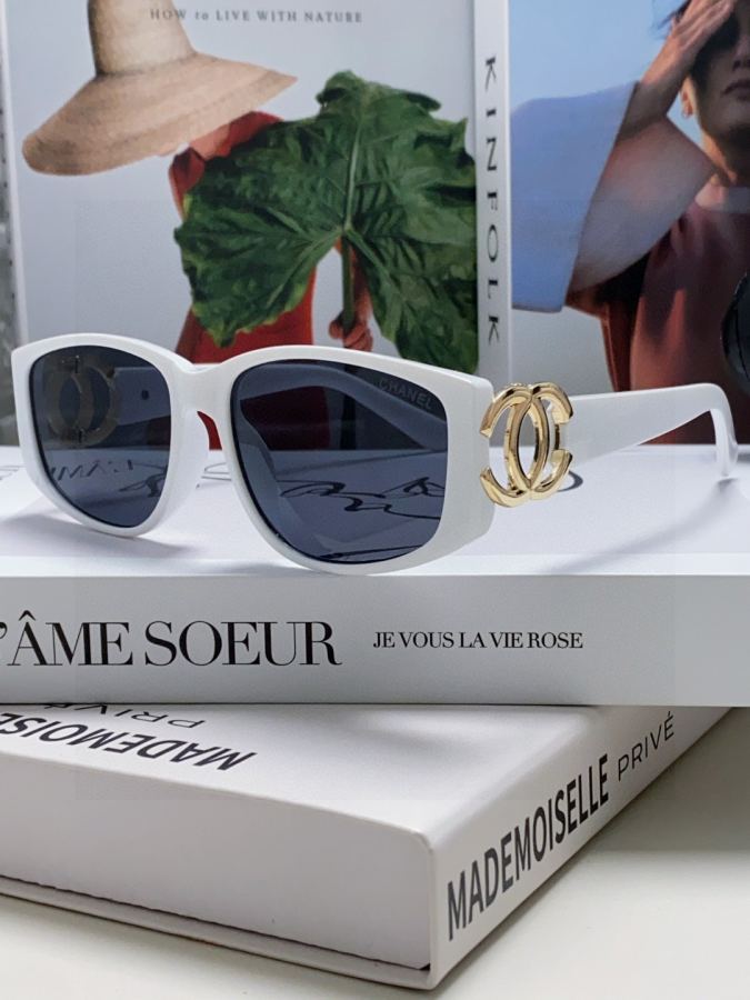 chanel glasses CHANEL C logo Y2 K VINTAGE women — Premium Replica