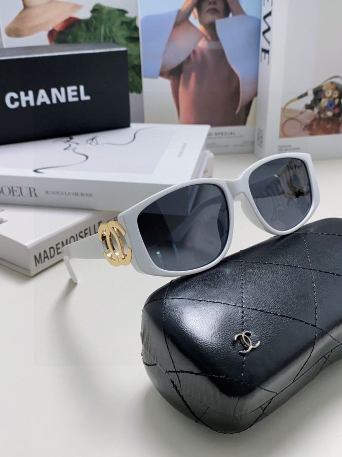 chanel glasses CHANEL C logo Y2 K VINTAGE women — Premium Replica — photo 8