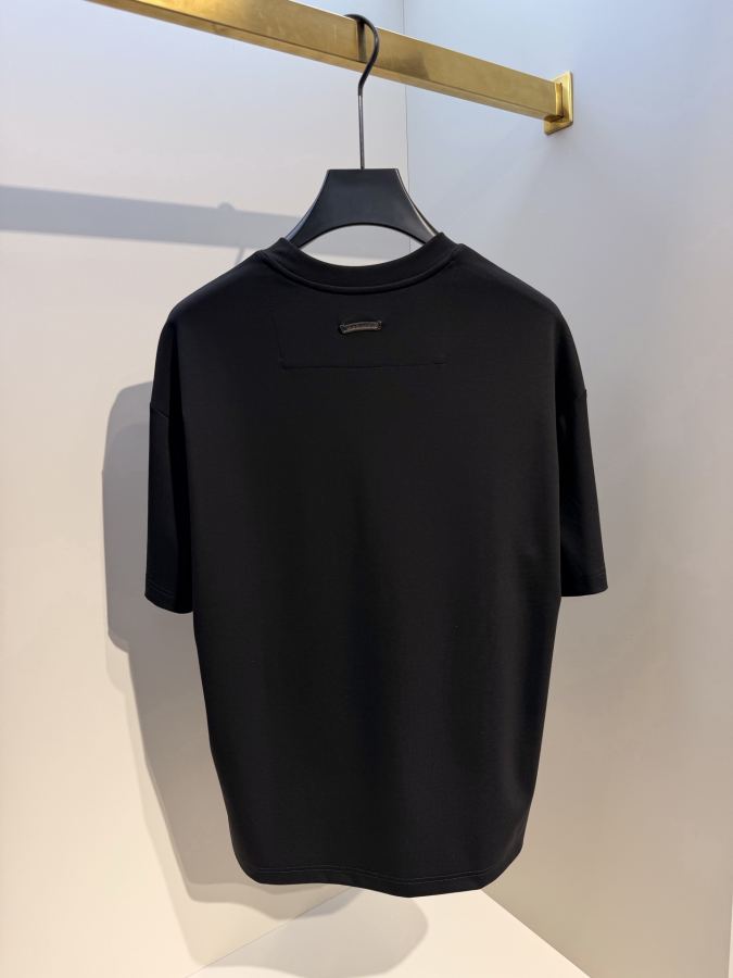 Chrome hearts men Crow Heart's 2026 spring/summer cross-patterned leather embroidered round neck — 1:1 Replica — photo 5
