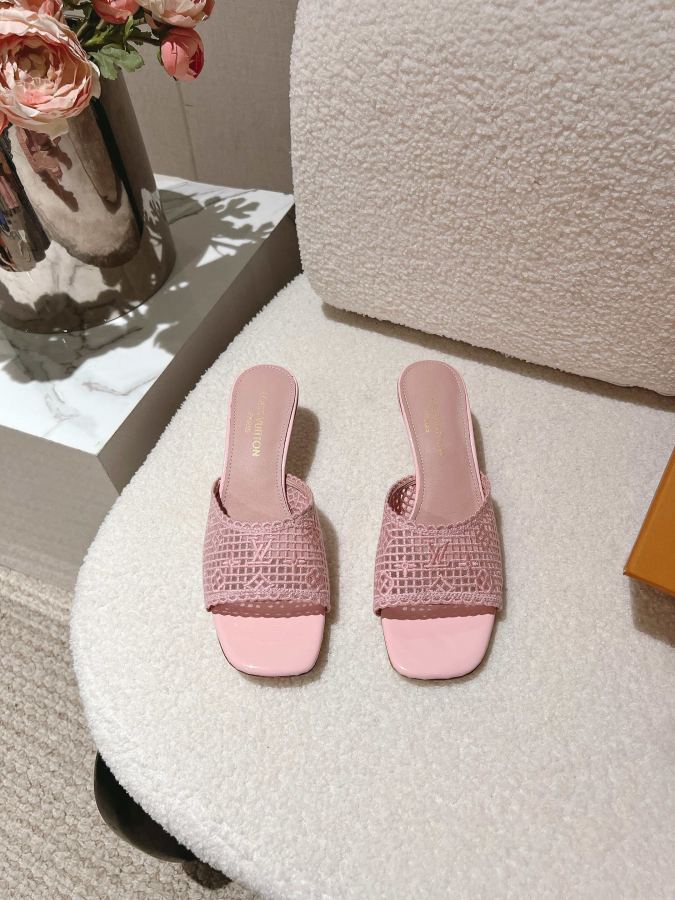 LV women's shoes L’s mesh breathable mid-heeled sandals｜Summer limited style — Premium Replica — photo 2