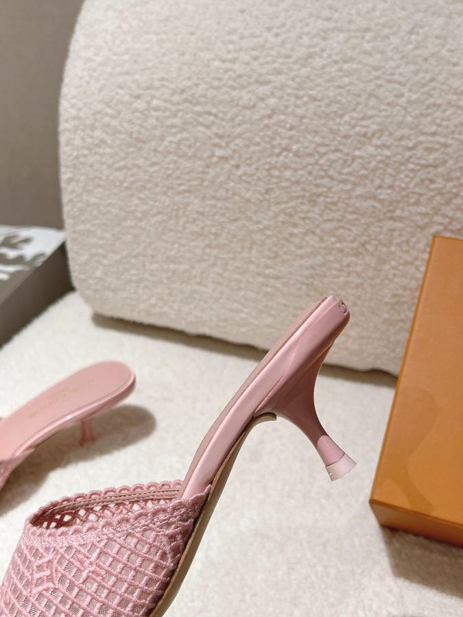 LV women's shoes L’s mesh breathable mid-heeled sandals｜Summer limited style — Premium Replica — photo 9