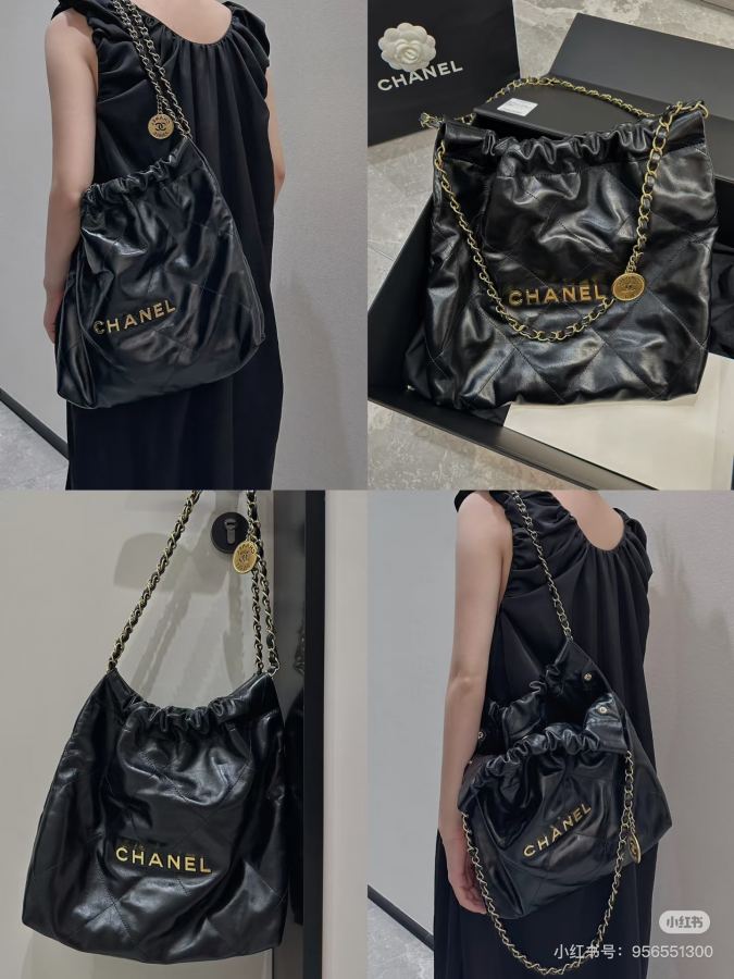 Chanel Women chanel garbage bag, one of the must-haves in fragrant grandma — 1:1 Replica — photo 3