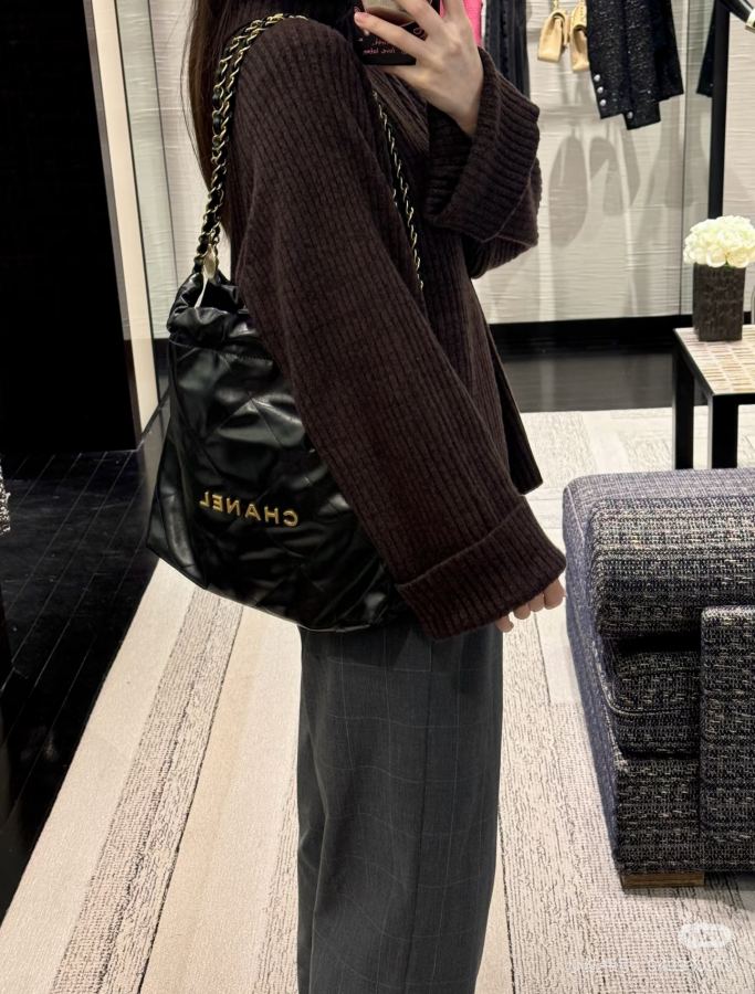 Chanel Women chanel garbage bag, one of the must-haves in fragrant grandma — 1:1 Replica — photo 6