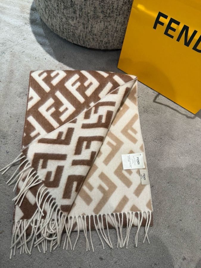 Fendi scarf Fendi FF Stefano Pilati FF 35 x180cm 8cmx2 — 1:1 Replica — photo 7
