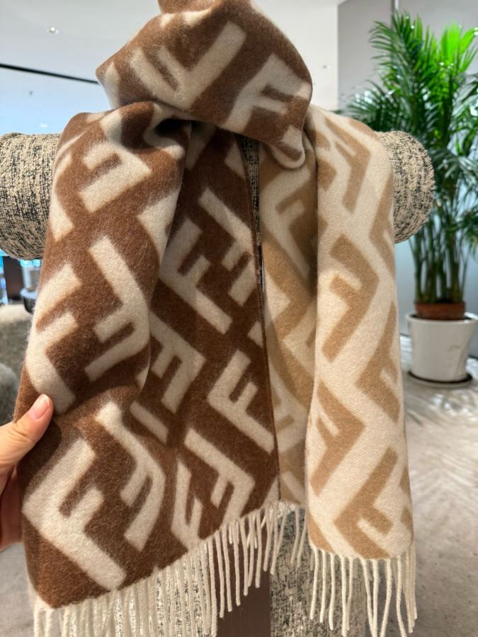Fendi scarf Fendi FF Stefano Pilati FF 35 x180cm 8cmx2 — 1:1 Replica — photo 10