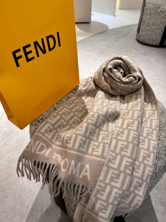 Fendi scarf Fendi FF Up genuine ＋ 80% 20% 30x180‘ — 1:1 Replica For Sale — photo 8