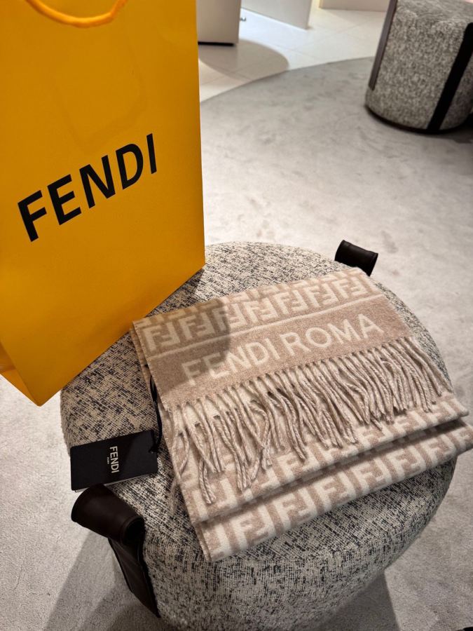 Fendi scarf Fendi FF Up genuine ＋ 80% 20% 30x180‘ — 1:1 Replica For Sale — photo 3