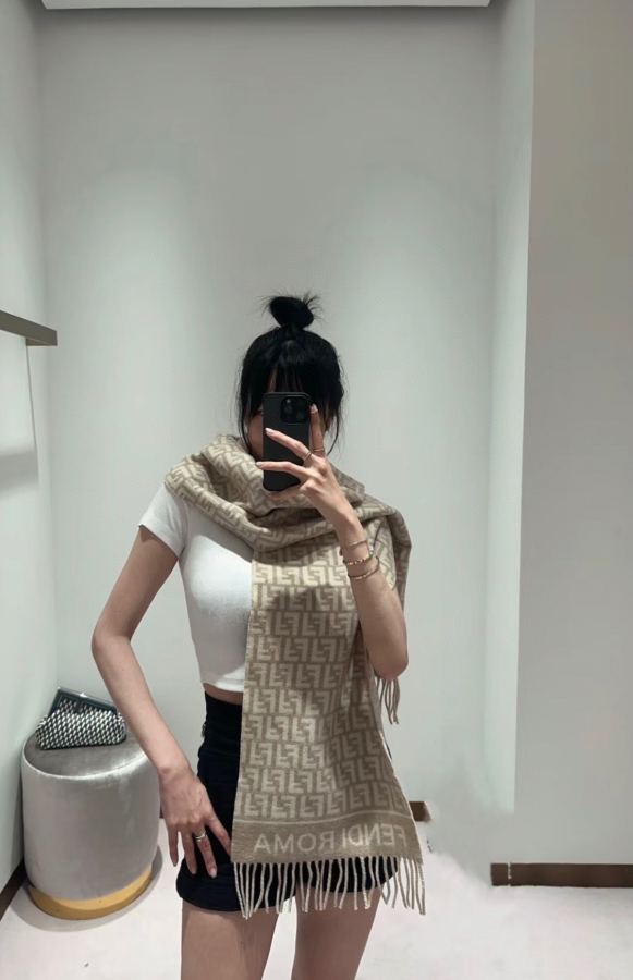 Fendi scarf Fendi FF Up genuine ＋ 80% 20% 30x180‘ — 1:1 Replica For Sale