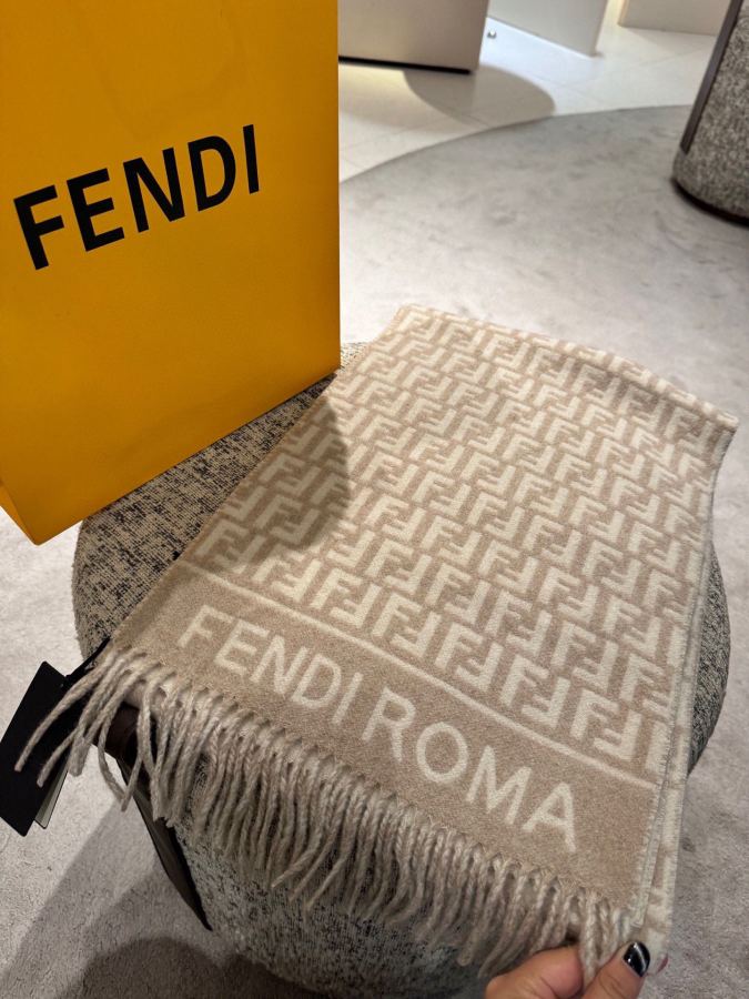 Fendi scarf Fendi FF Up genuine ＋ 80% 20% 30x180‘ — 1:1 Replica For Sale — photo 6