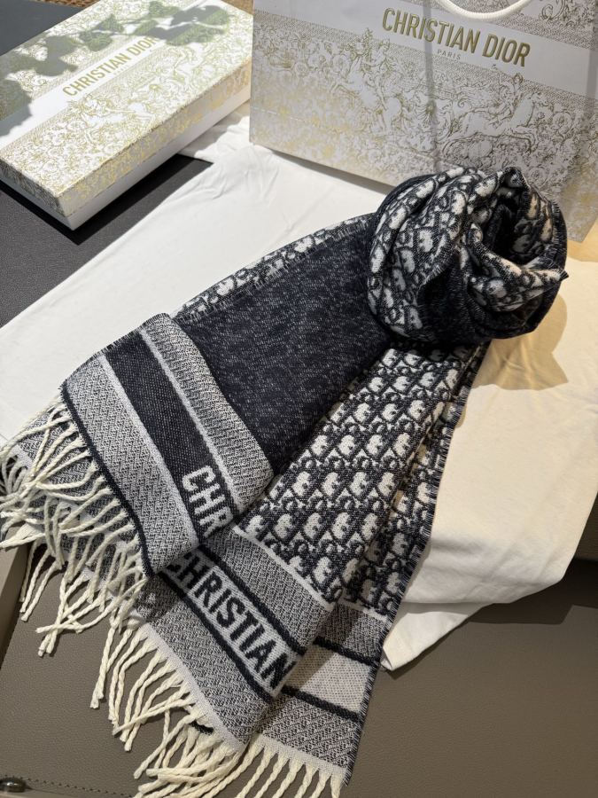 Dior scarf Dior New Oblique Dior Oblique “CHRISTIAN DIOR” Oblique — Premium Replica — photo 6