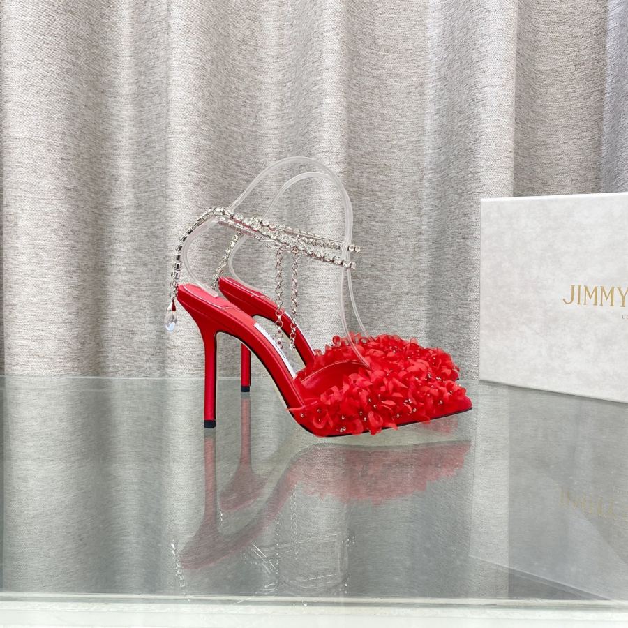 JIMMY women's shoes Jimmy Choo SAEDA Series “ ” 10cm | 8 5cm 35 — AAA Quality Replica — photo 5