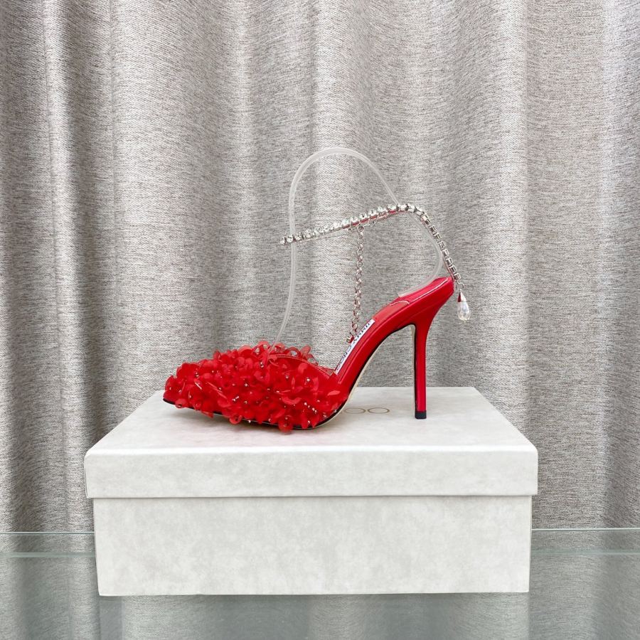 JIMMY women's shoes Jimmy Choo SAEDA Series “ ” 10cm | 8 5cm 35 — AAA Quality Replica — photo 8