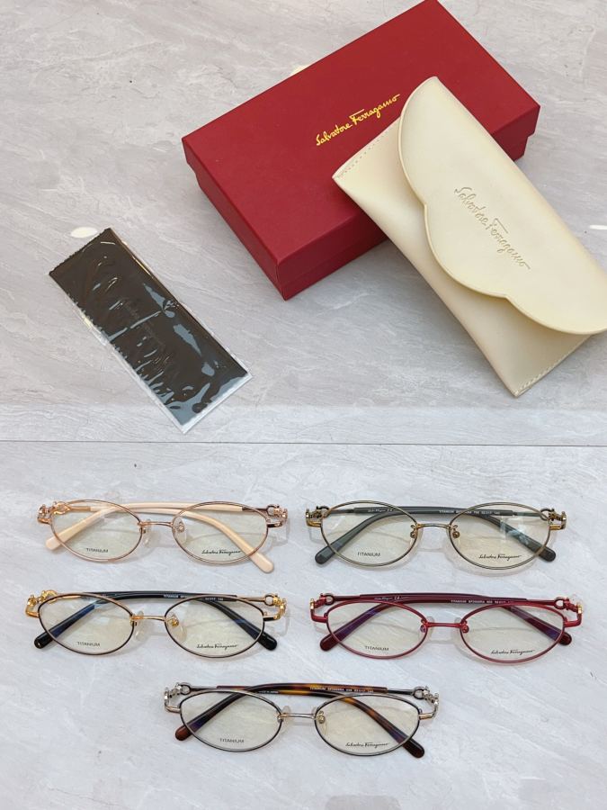 LV glasses Salvatore ferragam* * MODEL SF2555 RA SIZE 52 17-140 — 1:1 Replica