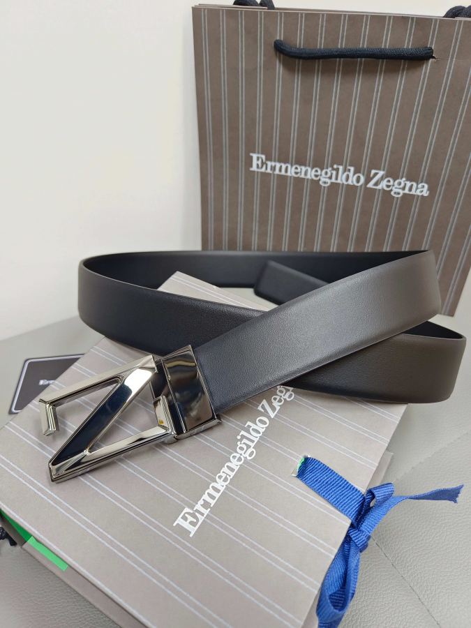 ZEGNA belt Zegna Italy genuine Gancio 3 5cm — Premium Replica — photo 5