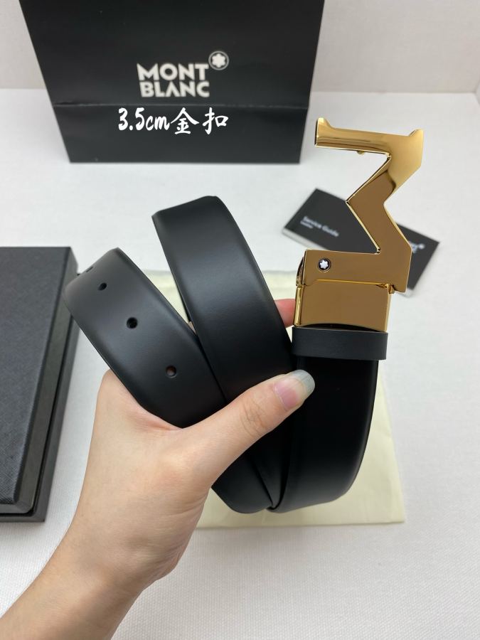 Montblanc belt Montblanc 3.5cm — AAA Quality Replica — photo 3