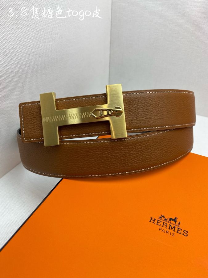 HERMES belt Hermes-H BELT BUCKLE & REVERSIBLE LEATHER STR Amm Hermes epsom — Premium Replica — photo 2