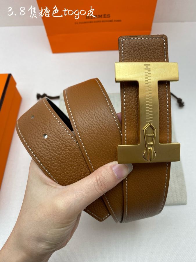 HERMES belt Hermes-H BELT BUCKLE & REVERSIBLE LEATHER STR Amm Hermes epsom — Premium Replica — photo 5