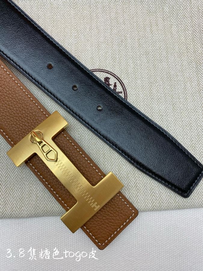 HERMES belt Hermes-H BELT BUCKLE & REVERSIBLE LEATHER STR Amm Hermes epsom — Premium Replica — photo 6
