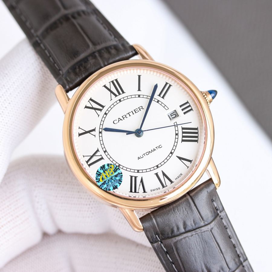 Cartier Watches ] Cartier RONDE DE CARTIER ⌚ 9015 40 30 316 L — 1:1 Replica — photo 6