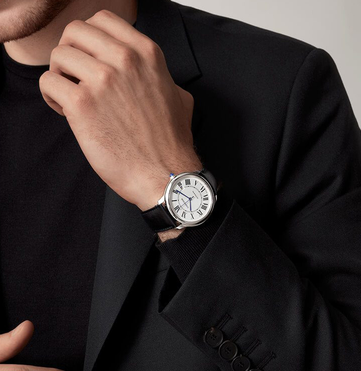 Cartier Watches ] Cartier RONDE DE CARTIER ⌚ 9015 40 30 316 L — 1:1 Replica — photo 2