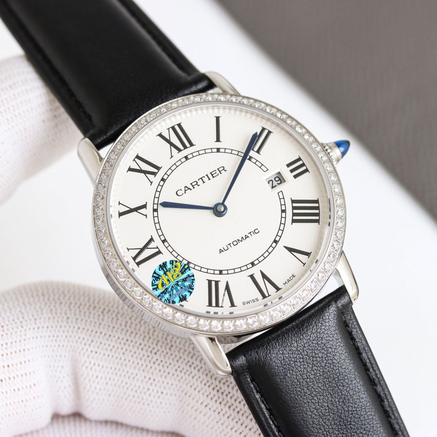 Cartier Watches ] Cartier RONDE DE CARTIER ⌚ 9015 40 30 316 L — Premium Replica — photo 4
