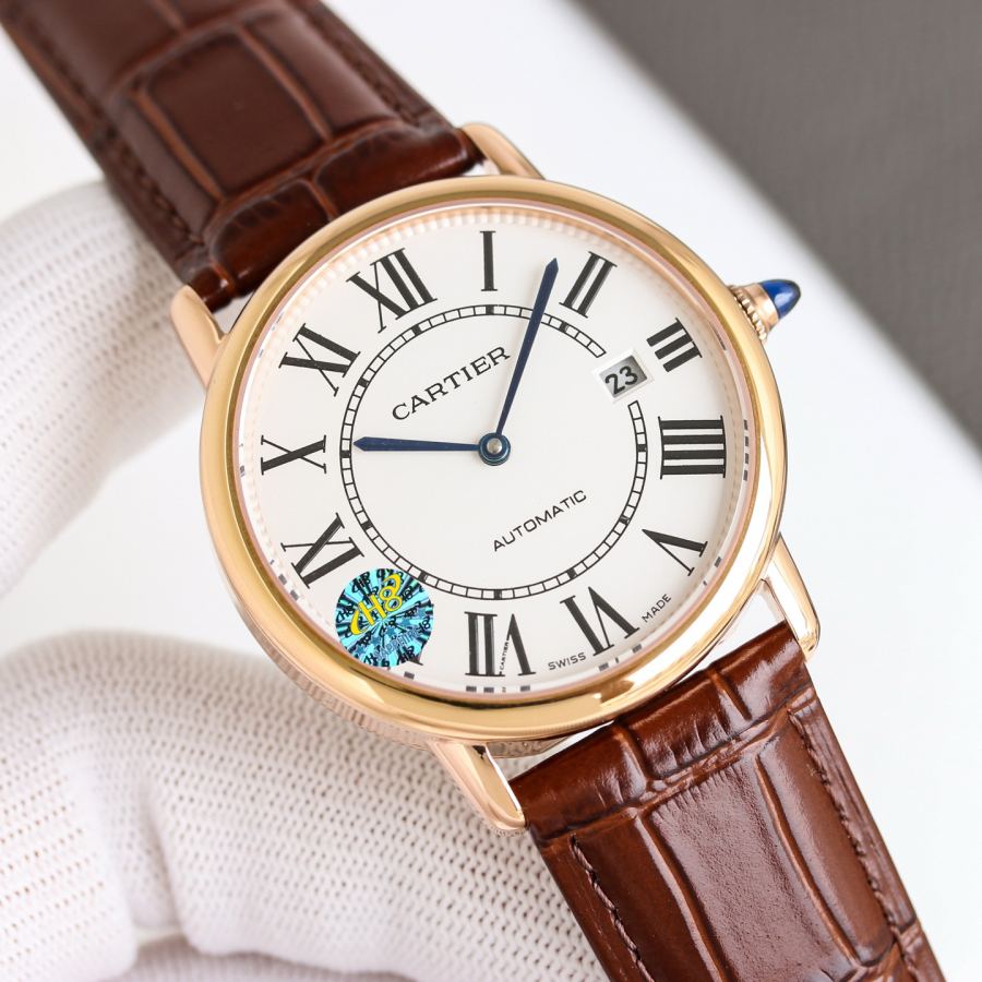 Cartier Watches ] Cartier RONDE DE CARTIER ⌚ 9015 40 30 316 L — Premium Replica — photo 3